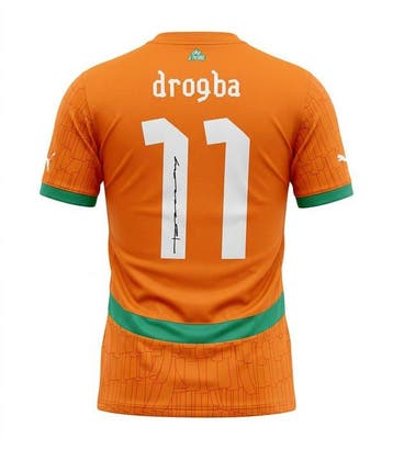 Didier Drogba - Exclusive Hand Signed - Ivory Coast 2024/25, Nieuw