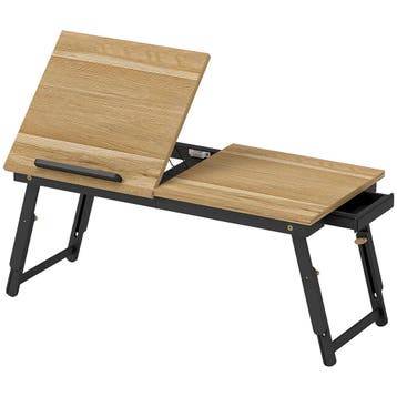 Verstelbare Bedtafel, Laptoptafel Met Lade, Opvouwbaar Voor, Huis en Inrichting, Verzenden, Nieuw