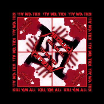 Metallica - Kill Em All - Bandana officiële merchandise, Ophalen of Verzenden, Nieuw, Kleding