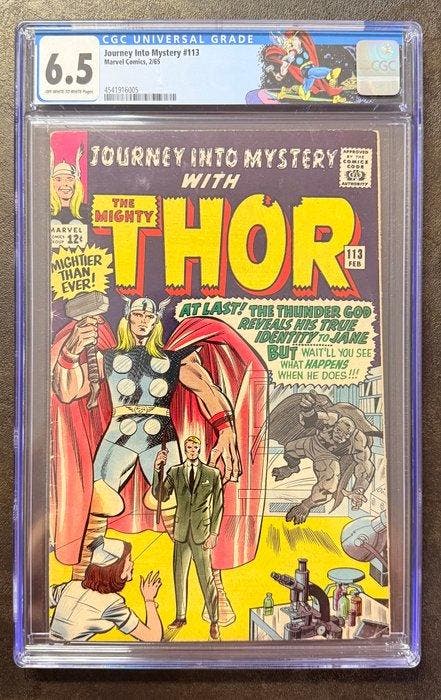 Journey Into Mystery 113 - Marvel Comics - 1 Graded comic -, Boeken, Strips | Comics