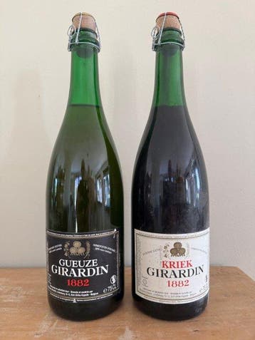Girardin - 1882 Geuze & 1882 Kriek - 75cl - 2 flessen, Nieuw