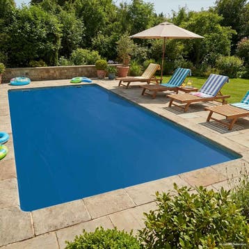 vidaXL Zonne zwembadoverkapping extra zwaar 600 x 400 cm,, Verzenden, Nieuw