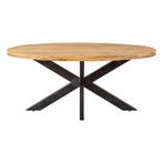Ovale Eettafel Massief Mangohout 160 t/m 300 cm vanaf € 289!, Verzenden, Nieuw, 50 tot 100 cm, Ovaal