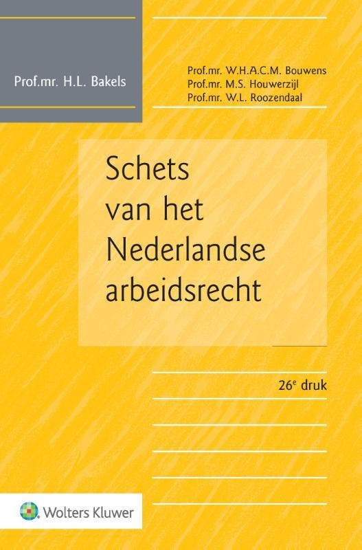 Schets van het Nederlandse arbeidsrecht 9789013163827, Boeken, Wetenschap, Zo goed als nieuw, Verzenden