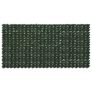vidaXL Balkonscherm met bladeren Donkergroen 300 x 150 cm, Verzenden, Nieuw