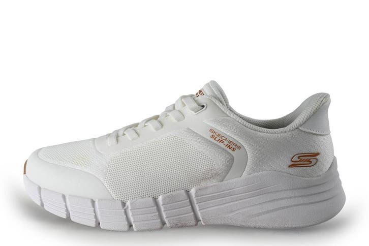 Skechers Instappers in maat 42 Wit, Kleding | Dames, Schoenen, Wit, Zo goed als nieuw, Instappers, Verzenden