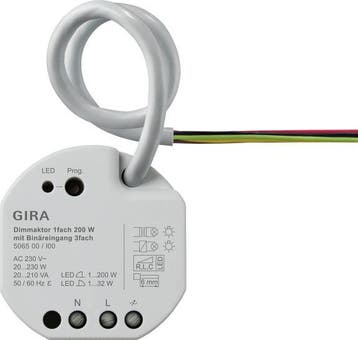 Gira One 200W Slim Dimming Actuator Met 3 Binaire Ingangen -, Verzenden, Nieuw, Overige typen