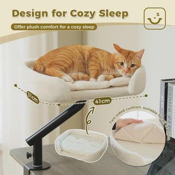 360° Draaibare Kattenmand voor Bureau - Comfortabele Hangmat, Verzenden, Nieuw