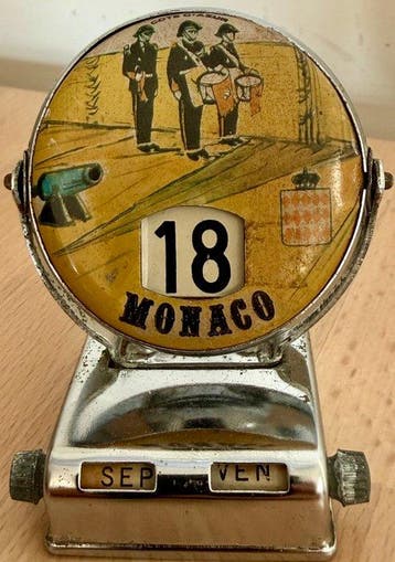 Eeuwigdurende kalender - Perpetuele bureaikalender “Monaco –