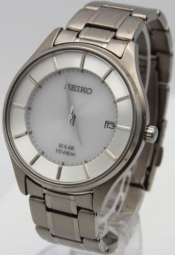 Seiko - Solar Titanium - Zonder minimumprijs - V157-0BX0 -