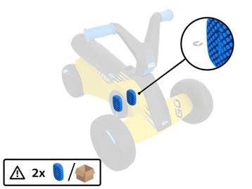 BERG-Onderdeel Ride-on - GO² SparX Yellow - Pedal (2x), Ophalen of Verzenden, Nieuw