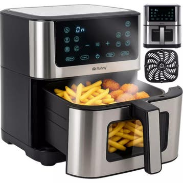 Ruhhy Airfryer XXL 8L – Olievrije Friteuse met 10 Program., Ophalen of Verzenden, Nieuw
