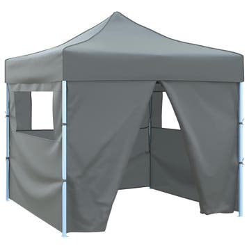 vidaXL Partytent 291 x 291 x 315 cm Antracietkleurig Oxford, Verzenden, Nieuw, Partytent