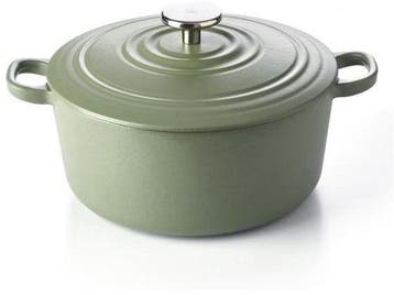 BK Bourgogne Braadpan - 28CM - Groen - Gietijzer, Nieuw