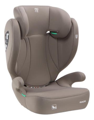 Moni Race Cool Beige 100-150 cm i-Size Autostoel, Verzenden, Nieuw, 15 t/m 36 kg, Autogordel