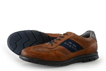 Bugatti Sneakers in maat 41 Cognac, Bugatti, Overige kleuren, Verzenden, Sneakers of Gympen