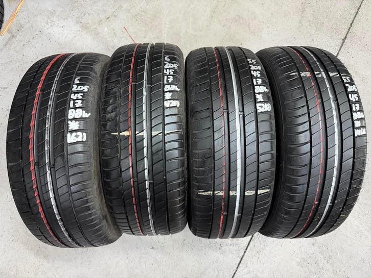 205/45/17 88W * Michelin Primacy 3 6/5.5mm Zomerbanden, Auto-onderdelen, Banden en Velgen, 17 inch, Zomerbanden, 205 mm, Personenwagen