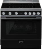 Smeg CPF9IPBL inductie fornuis - zwart, Witgoed en Apparatuur, Fornuizen, Verzenden, 60 cm of meer, Nieuw, Energieklasse A of zuiniger