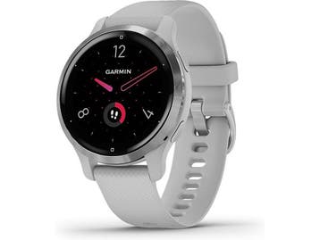 Garmin Venu 2S 40 mm slate rand van roestvrij staal met, Verzenden, Nieuw, Garmin