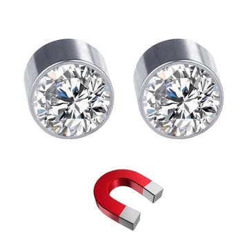 Fako Bijoux - Oorbellen - Magneet - Magnetisch - RVS - 6mm -, Verzenden, Nieuw
