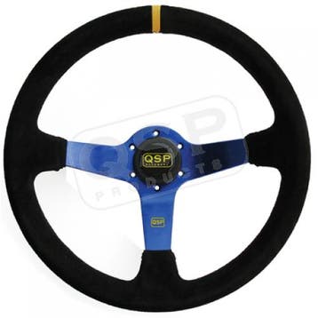 QSP stuur suede 70mm diep blauw, Auto-onderdelen, Verzenden, Nieuw