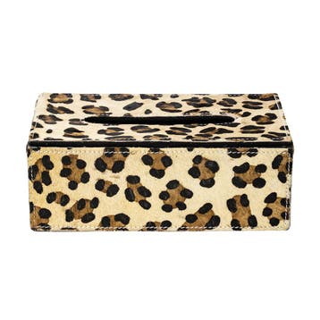 *tissuebox koehuid luipaard 25x14x9cm*, Verzenden, Nieuw