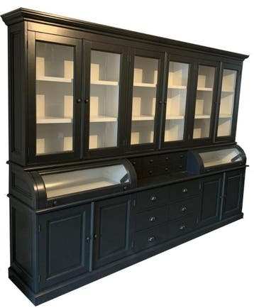 Buffetkast antraciet Bastiaan 300cm, Ophalen of Verzenden, Nieuw