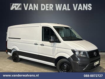 Volkswagen Crafter | 2.0 TDI 141pk L3H2 L2H1 Euro6 Airco |, Auto's, Bestelauto's, Gebruikt, Euro 6, Volkswagen, Wit