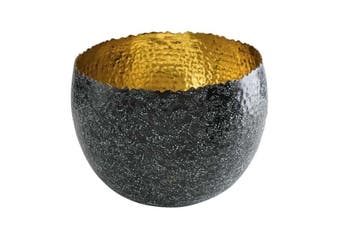 Handgemaakte decoratieve kom ORIENT 26cm zilver met patina, Ophalen of Verzenden, Nieuw