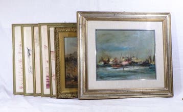 Collectie van memorabilia - Landschappen - Diversi autori, Antiek en Kunst