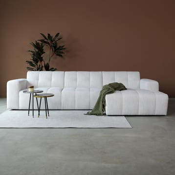*WOONWINKEL* PEPP Interiors Wave Grote Hoekbank Ivoor, Verzenden, Nieuw