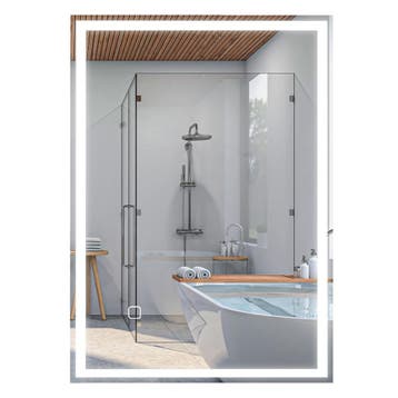 TRUUSK Badkamerspiegel Met Verlichting 70 x 50 cm - LED Spie, Verzenden, Nieuw