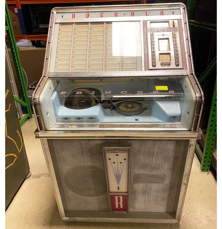 Rock-Ola Princess Model 1493 uit 1962 - Originele Conditie, Verzamelen, Automaten | Jukeboxen, Ophalen