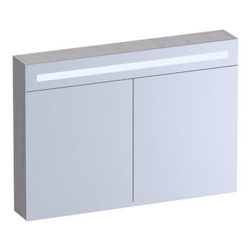 Brauer Promise Deluxe Spiegelkast - 100 cm - met Verlichting, Ophalen of Verzenden, Nieuw