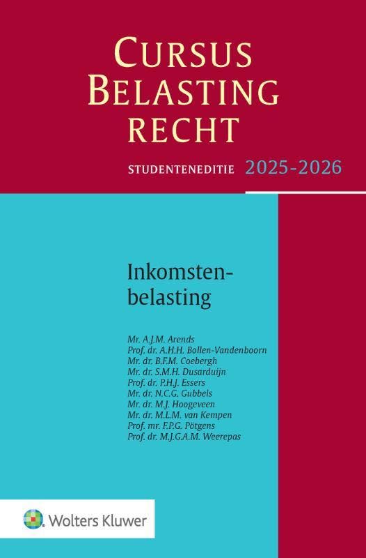Studenteneditie Cursus Belastingrecht Inkomste 9789013178227, Boeken, Studieboeken en Cursussen, Zo goed als nieuw, Verzenden