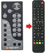 Vervangende JBL Simply Cinema ESC300 afstandsbediening, Verzenden, Nieuw