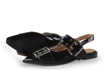 Nelson Ballerinas in maat 38 Zwart, Verzenden, Zwart, Ballerina's, Zo goed als nieuw