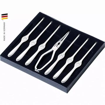 Triangle Luxe Kreeftenset – 7-delig – RVS – Solingen, Ophalen of Verzenden, Nieuw, Rvs of Chroom