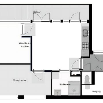 Kamer in Rotterdam gevonden voor €750,- pm, Huizen en Kamers, Kamers te huur, Minder dan 20 m², Rotterdam