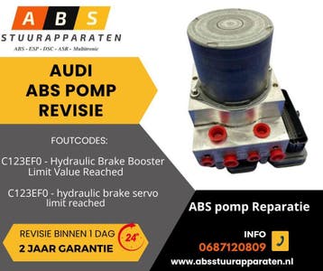 Audi C123EF0 Hydraulic Brake Booster Limit Value Reached, Ophalen of Verzenden, Gereviseerd, Audi