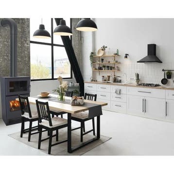 MaxxHome Moderne houtkachel met oven - 9 kW - 53x42x100cm..., Verzenden, Nieuw