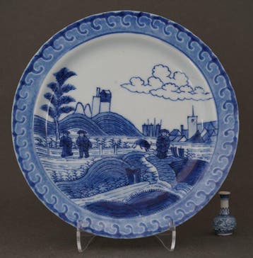 Kangxi (1662-1722) - Deshima Island or Scheveningen Plate,
