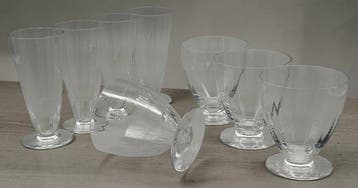 Baccarat - Drinkset (8) - Flora - Kristal