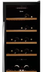 Bartscher Wijnkoelkast 2Z 180FL | 2 zones | 180 flessen | UV, Witgoed en Apparatuur, Koelkasten en IJskasten, Ophalen of Verzenden