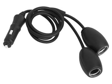 Splitter Duo Sigarettenplug 12-24 Volt - Zwart - Premium CS-, Ophalen of Verzenden, Nieuw