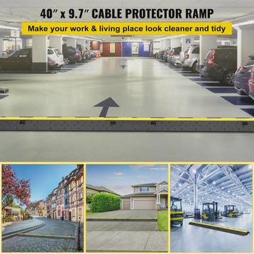 Robuuste Kabelgoot Rubber/PVC - 2 Kanalen - 5000kg Capacitei, Verzenden, Nieuw