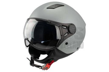 Helm Vito Jethelm met zonnevizier Lavori mat grijs/zwart..., Ophalen of Verzenden, Nieuw, Vito