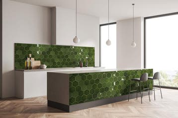 Wandtegel Groen 10,8x12,4cm (Muurtegels, Afbouwmaterialen), Nieuw, Minder dan 20 cm, 10 m² of meer, Wandtegels