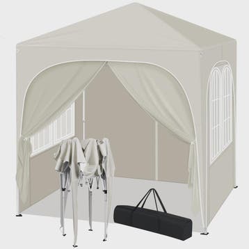 Pop-up Tuinpaviljoen 2x2m met Zijwanden - UV-bescherming & W, Verzenden, Nieuw