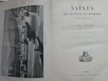M. LAbbé C. Chevalier/Anastasi - Naples. Le Vésuve et, Antiek en Kunst